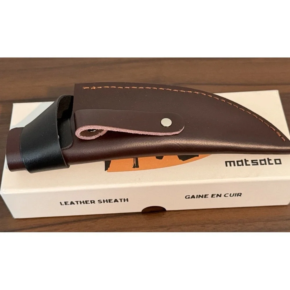 MATSATO Premium Leather Sheath For Original Matsato Japanese Steel Chef Knife